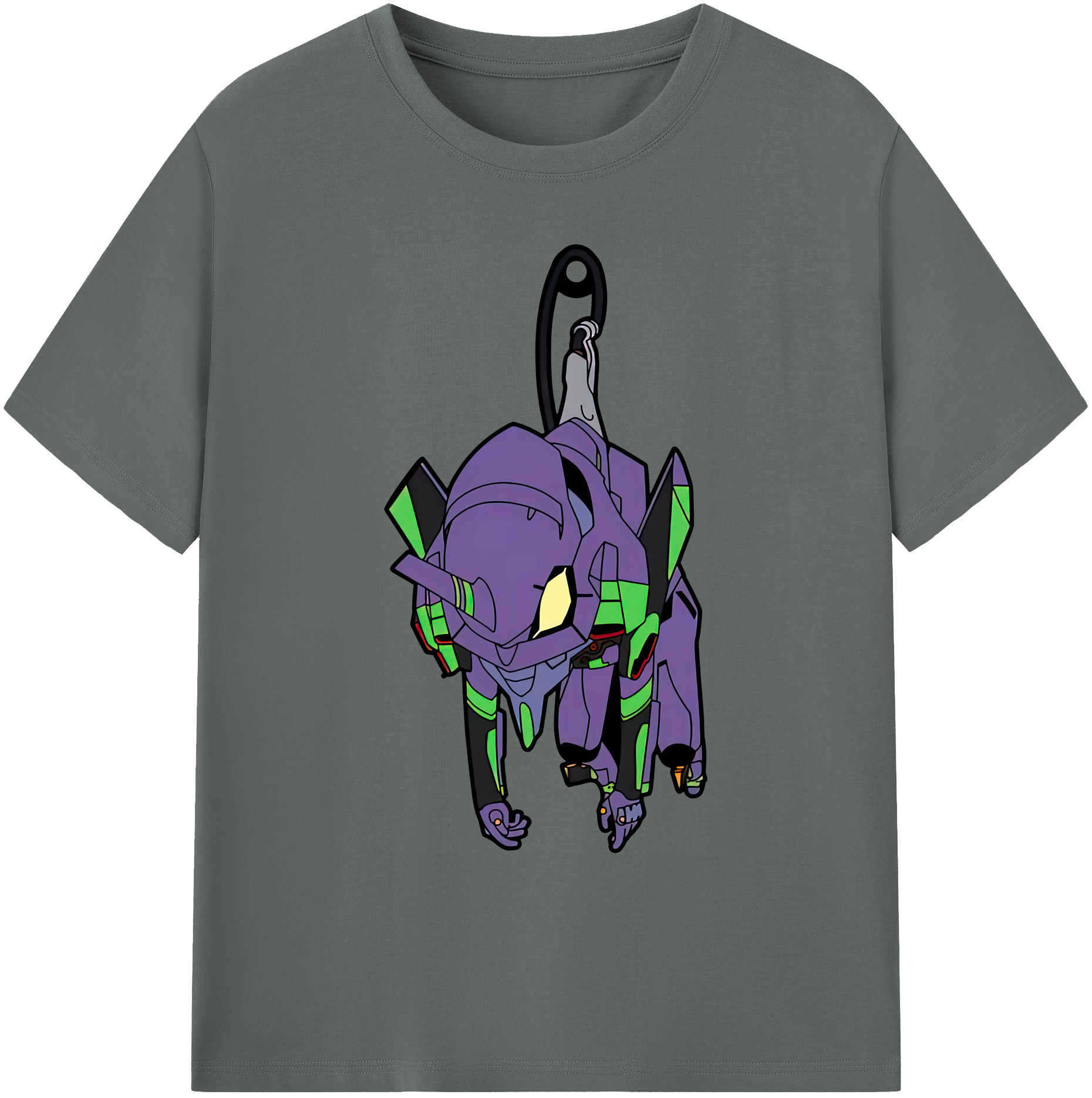 （画像用） EVA 新世紀エヴァンゲリオン 綿100％ メンズ半袖Tシャツ｜肌触りやわらか＆通気性